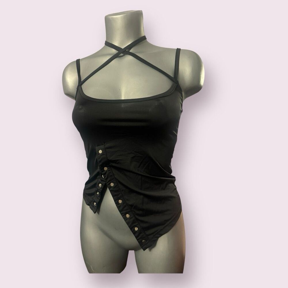 Edikted tank club black top xs